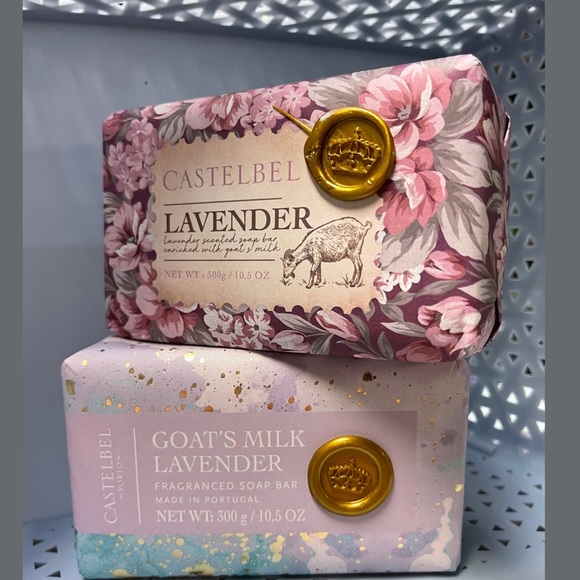 Castelbel Other - Castelbel Lavender with Goat’s Milk Soap 2 Varities - 10.5 Oz. Each